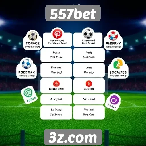 Avaliação das funcionalidades do site 557bet
